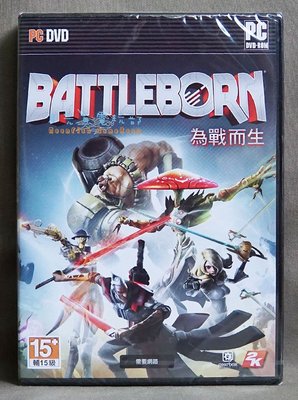 【月光魚 電玩部】現貨全新 實體包 附預購特典 PC 為戰而生 Battleborn 中文版 亞版中英文合版