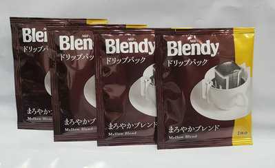 AGF Blendy濾式咖啡*4包 濾掛咖啡 掛耳咖啡 效期: 2025.01