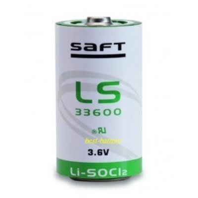 頂好電池-台中 法國 SAFT LS33600 D SIZE 1號 3.6V-16.5AH 一次性鋰電池 機台 儀器