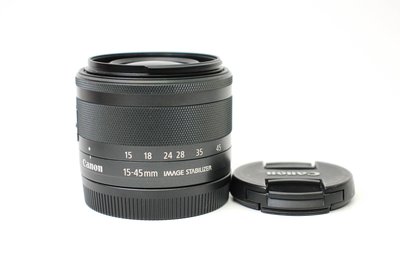 【台南橙市3C】Canon EF-M 15-45mm f3.5-6.3 IS STM 二手鏡頭 #81378
