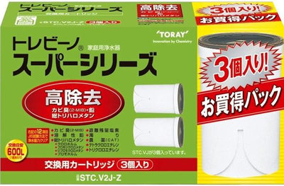 【日本代購】TORAY 東麗 淨水器 濾心 SuperTouch系列 STC.V2J-Z (3入裝)