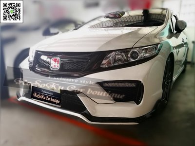 Kosoku高速 Honda 喜美 9代 九代 K14 泰版 前保桿 前大包 Abs材質 空力套件 實車照 Yahoo奇摩拍賣