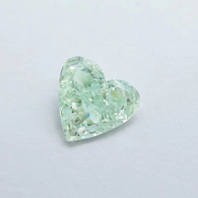 【巧品珠寶】GIA證書 1克拉心形裸鑽 國際認證 愛心綠彩鑽
