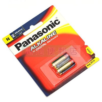 [電池便利店]Panasonic 國際 LR1 N Size ( 910A ) 1.5V 鹼性電池 ~ 2入裝