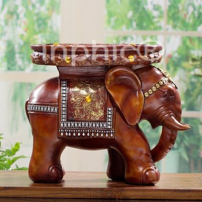 INPHIC-歐式家居樹脂擺飾大象凳子 工藝裝飾品擺設藝術創意