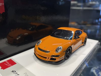 吉華科技@ 1/43 MakeUp EM600A Porsche 911 (997) GT3 RS 2007 橘色