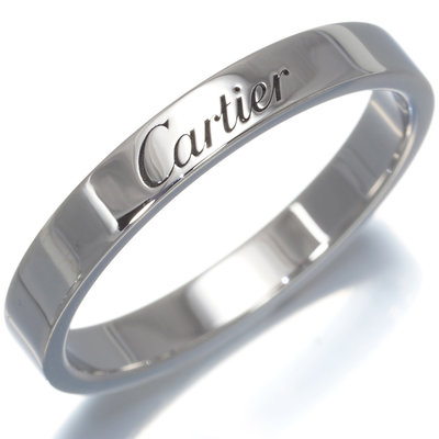 [本月精選!#56] Cartier 卡地亞 C DE CARTIER 刻字  婚戒 PT950鉑金