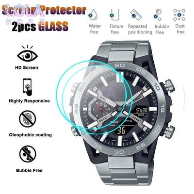2pcs HD 9H 透明手錶屏幕保護膜, 用於卡西歐 EDIFICE ECB-2000D 2000