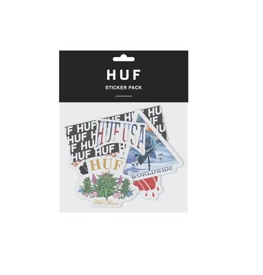 【HOMIEZ】HUF STICKER SET【AC00145】造型設計 貼紙 組合包