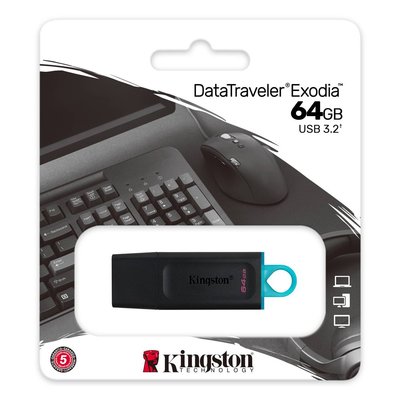 含稅附發票 金士頓 64G DataTraveler Exodia USB3.2【DTX/64GB】隨身碟 USB