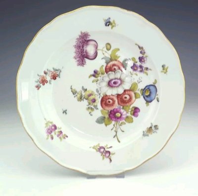 麥森Meissen 1840 ~1880年代手繪瓷盤