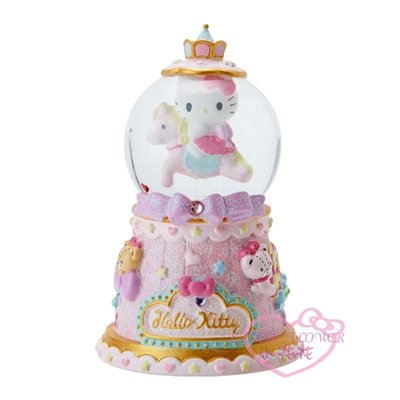小公主日本精品♥ Hello kitty凱蒂貓可愛立體造型水晶球雪球S款裝飾擺飾聖誕節限定67899005