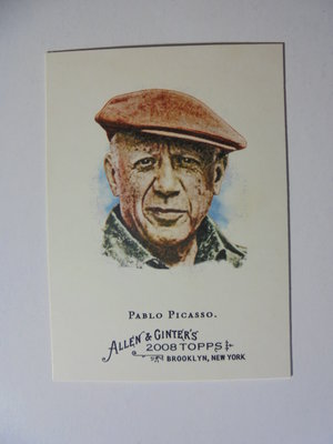 2008 Topps Allen &Ginter's #172 Pablo Picasso 畢卡索