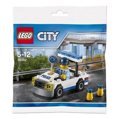 LEGO樂高30355 30352城市系列拼砌包警車全新爆款