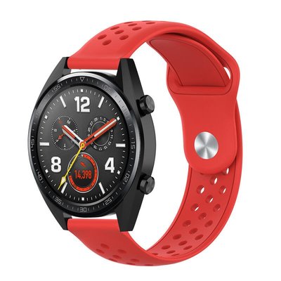 錶帶華為GT錶帶watch2pro透氣腕帶榮耀手錶magicdream硅膠錶帶-辣台妹
