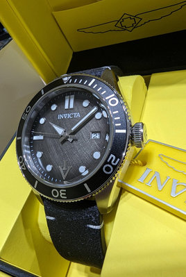 經典系列 漸層斜紋面盤 Invicta 防水100m 全新 44mm 自動錶 機械錶 免運