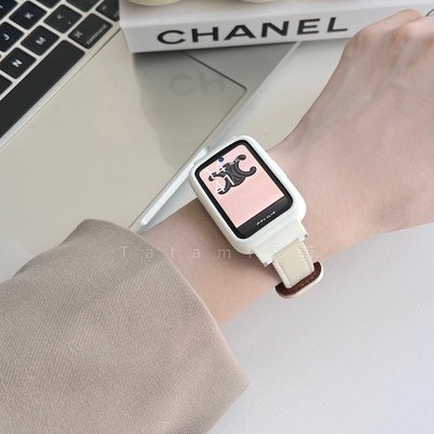 gaming微小配件-Redmi Smart band 2 / Redmi 手環 2 真皮錶帶 搭軟殼 適用於 紅米手環 2 一體錶帶 保護殼-gm