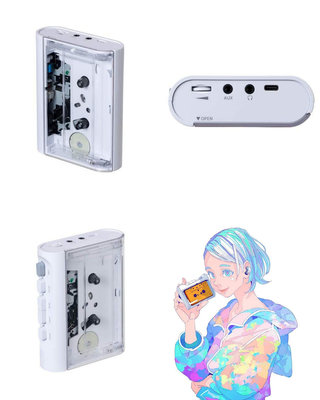 【卡帶隨身聽】日本 AUREX AX-W10C 透明上蓋 錄音帶 TOSHIBA