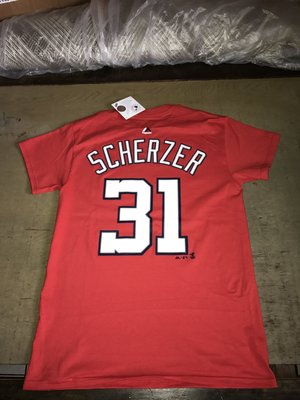 MLB Majestic 國民隊 Max Scherzer 背號T恤 大谷 紅襪 洋基 建民 達比修 小葛 TROUT