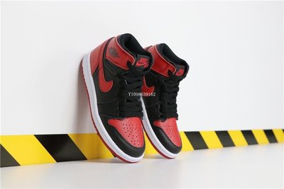 Air Jordan 1 “Banned”高幫 百搭 黑紅禁穿 休閒運動 籃球鞋 555088-001 男女鞋