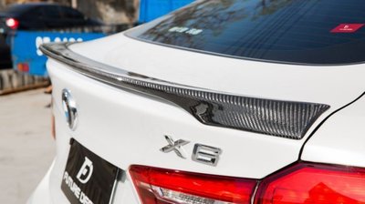 【政銓企業有限公司】BMW F16 X6 Performance款 抽真空碳纖維 高品質 卡夢 尾翼 免費安裝 現貨供應