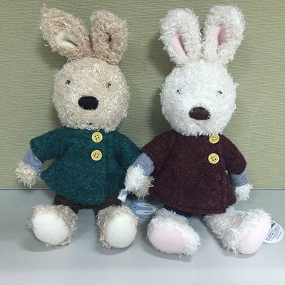 日本正品 le sucre 法國兔 砂糖兔毛料衣褲造型 絨毛玩偶 現貨供應
