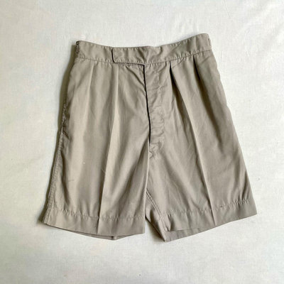 英軍公發 皇家空軍 RAF Tropical Shorts 英國製造 可調腰圍 百慕達 軍用膝上短褲 古著 vintage