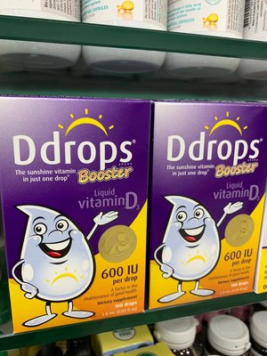 美國代購 現貨含運 Ddrops 嬰兒 維他命D3 維生素D3 600iu D3滴劑 補充鈣 骨骼生長。