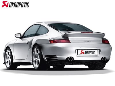 【樂駒】Akrapovic PORSCHE 911 TURBO 996 2005 鈦合金 排氣 觸媒 100鉬 尾飾管