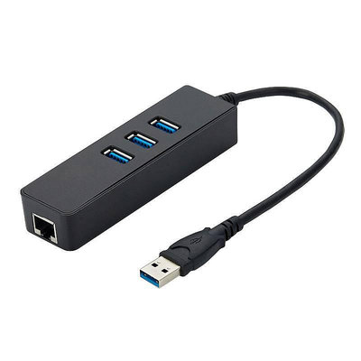 USB3.0 轉RJ45百兆網卡 HUB帶100M網卡+三個USB口 A母 USB HUB網卡免驅 分線器 2.0網路線