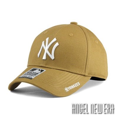 【PD帽饰】【MLB Old Fashioned Cap】NY 紐約 洋基 香檳卡其 老帽 鴨舌帽【ANGEL NEW ERA 】