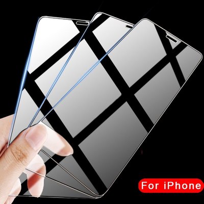 保護膜 鋼化 透明 防刮 防爆適用於 Iphone 12 Mini Pro Max X Xr Xs Max 的 3d 曲面全覆蓋鋼化玻璃屏幕保護膜