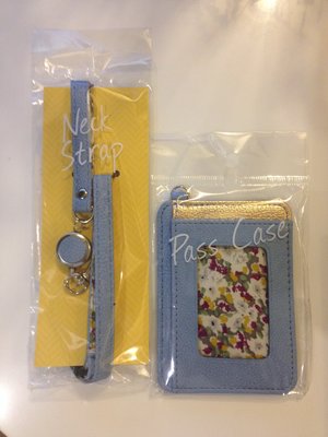 【一起雜貨】 日本 Raymay nofes  證件套  車票卡 名片套組  藍色