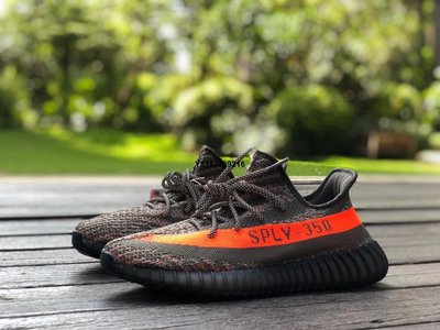 Yeezy 350 orange on sale black