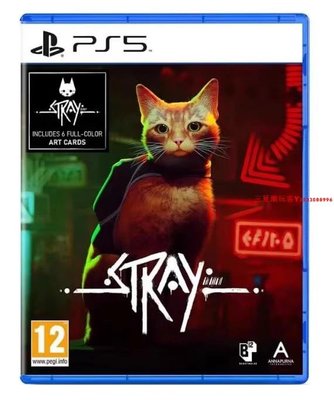 全新正版原裝PS5游戲光盤 迷途貓 浪貓 Stray 流浪貓 歐版中文『三夏潮玩客』