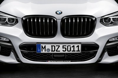 BMW M Performance 原廠 前下巴 氣壩貼 前氣壩貼 貼紙 For G02 X4 20i 30i M40i
