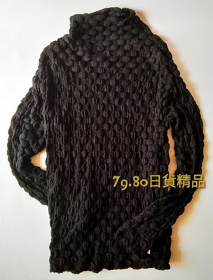 【 The Monkey Shop 】《 現貨 》全新正品 日本 長袖上衣 棉質 黑色 全立體泡泡造型