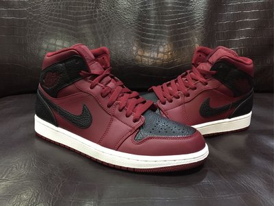 Nike Air Jordan 1 Mid Reserve Banned 554724-601 黑紅 喬丹 限量球鞋