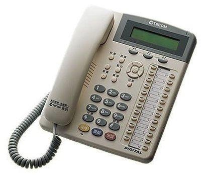 麒麟商城-Tecom東訊24鍵數位顯示型話機(SD-7724E)-適用SD-616A電話總機