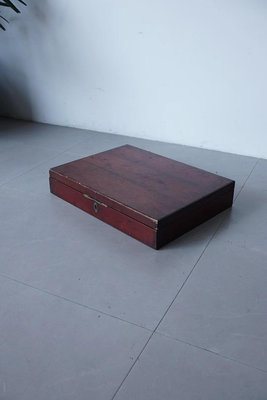 二手 民國時期小木箱 木盒子 老家具 老物件 古玩 老物件 擺件【靜心隨緣】3021