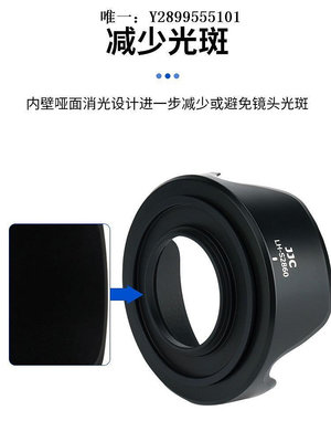 鏡頭遮光罩JJC 適用FE 28-60mm鏡頭遮光罩sony A7C  A7S3 A7R3 A7M3微單相機16-50m