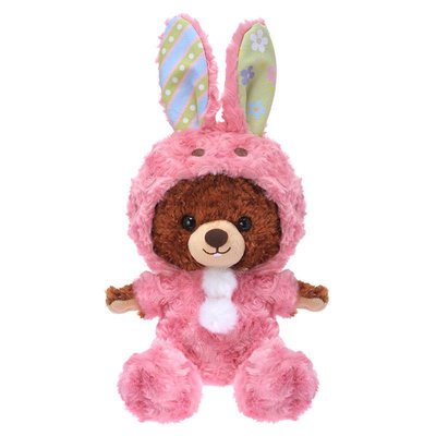 現貨-2016日本迪士尼商店 粉紅色復活節衣服 兔子衣服 SS Duffy玩偶 達菲熊 娃娃手偶可穿 扮裝