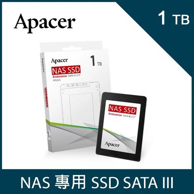 宇瞻 Apacer PPSS25 1TB NAS 固態硬碟 2.5吋 SATA III 1T SSD 保固五年