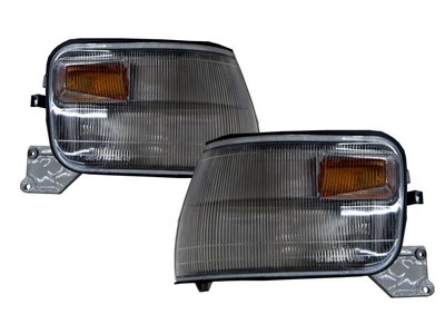 卡嗶車燈 Mitsubishi 三菱 Delica 得利卡 L300 99-Present 晶鑽 角燈 電鍍/灰