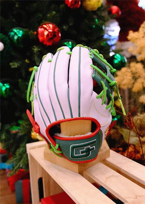棒球手套國牌G+GPLUS限定款圣誕節主題牛皮成人硬式棒壘球手套可定做