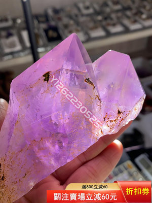天然紫水晶原礦原石，重量:0.43公斤 天然水晶 天然雅石 奇石把玩【匠人收藏】
