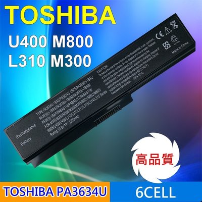 TOSHIBA 高品質 PA3634U 電池 U400 M800 L310 M300 M300 U400