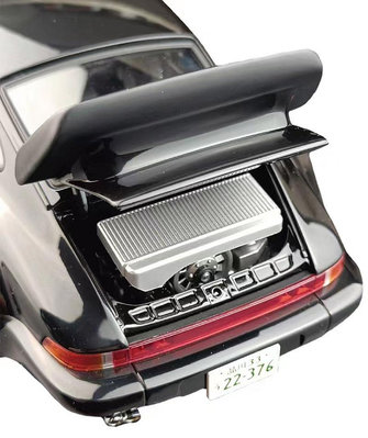 MASTER 164 合金汽車模型 開蓋版 911 930 Turbo 灣岸黑鳥