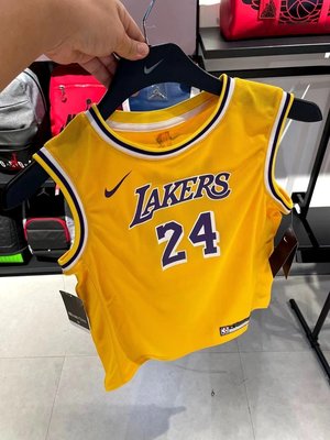 美國NBA籃球運動背心 兒童版 球衣 NIKE 新款 洛杉磯湖人隊 KOBE BRYANT 科比 正版