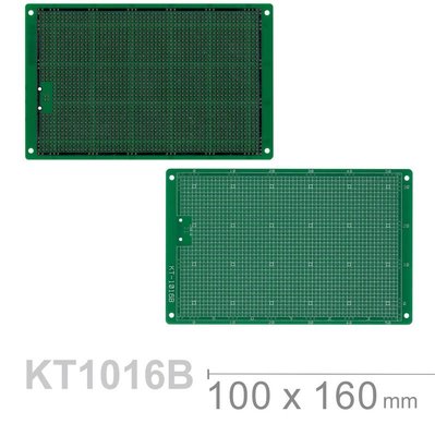 『聯騰．堃喬』KT-1016B 100 x 160 mm 單面 FRP  PCB板 萬用電路板 電腦乙級硬體裝修檢定板